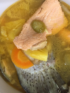 Foto resep Sup Ikan Salmon