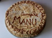 Una foto de glasé para decorar torta