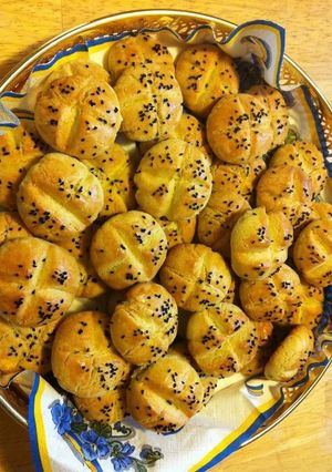 صورة لوصفة طريقة عمل كعك بالحبة السوداء أو البركة