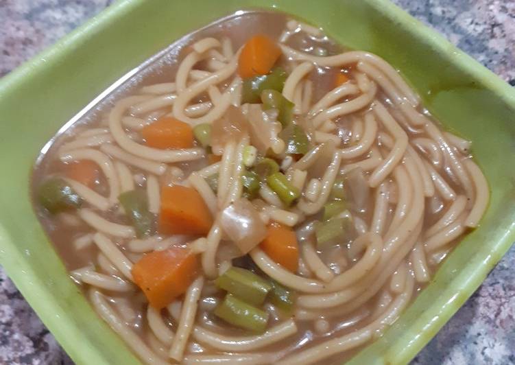 Recipe of Homemade Soupy noodles