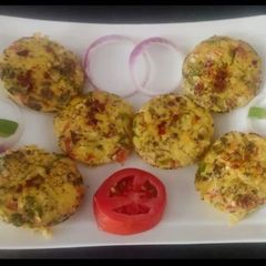 A picture of Egg vegetable muffins.