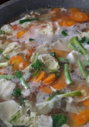 Foto resep Sayur Sop Ayam Sederhana