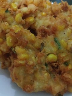 Foto resep Bakwan jagung kriuk.