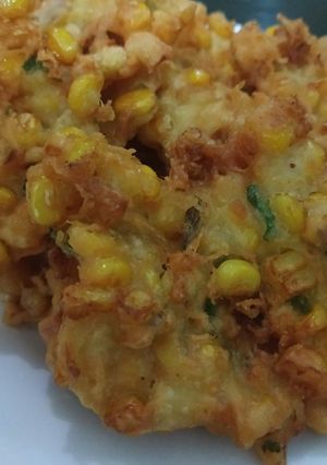 Foto resep Bakwan jagung kriuk.