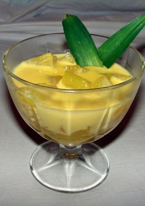 Une photo de Sabayon à l'ananas