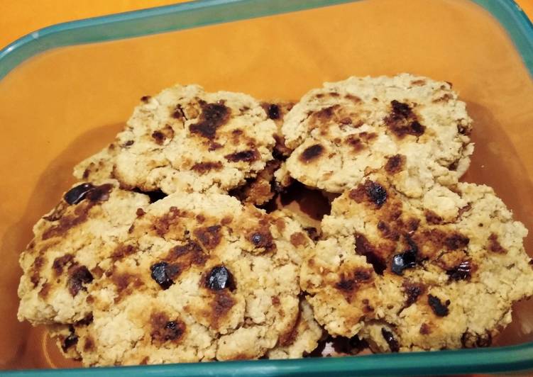 Resep Oatmeal Cookies topping Kurma Anti Gagal