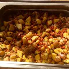 Una foto de Papas rostizadas