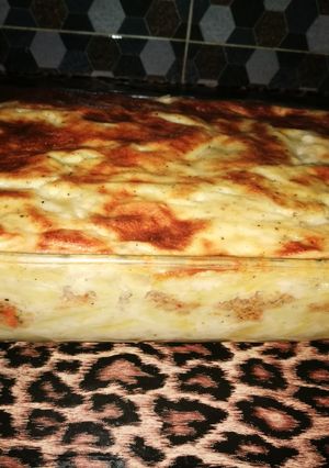 صورة لوصفة مكرونه بشاميل😋