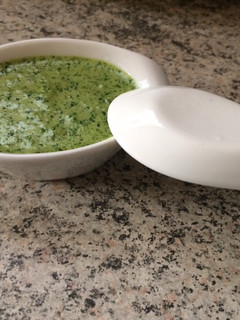 Una foto de Salsa de cilantro