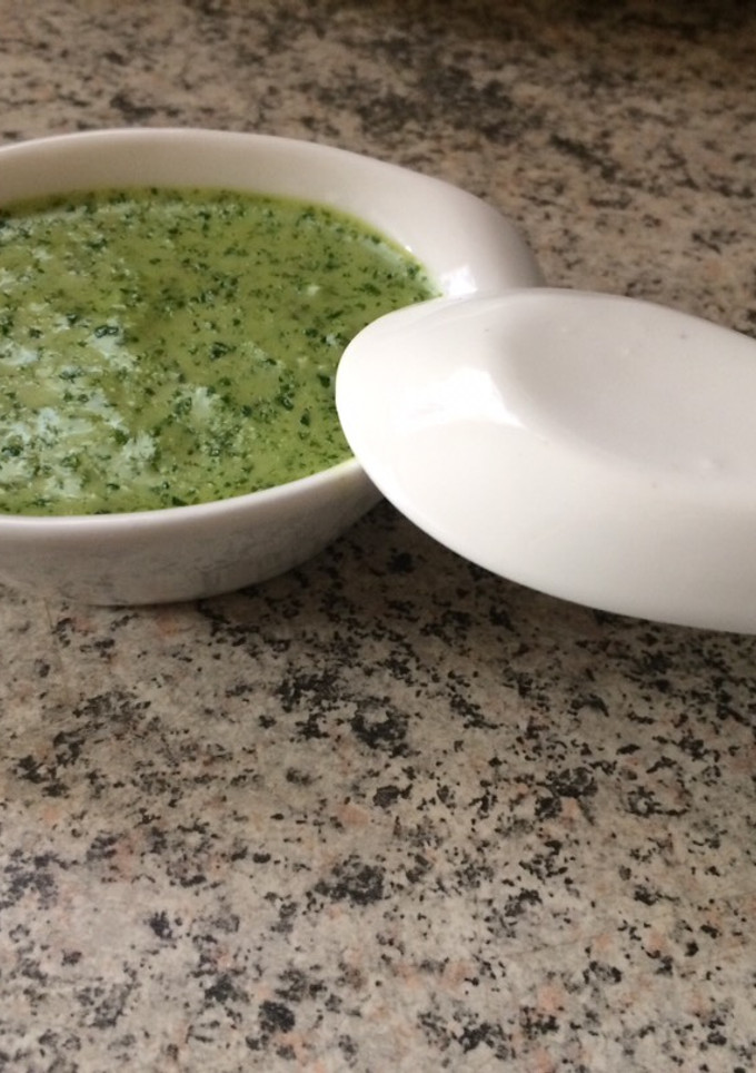 Una foto de Salsa de cilantro