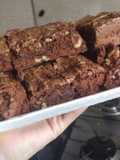 Brownies 💯 húmedos por dentro como tienen que ser 👏💞🇺🇾🍫