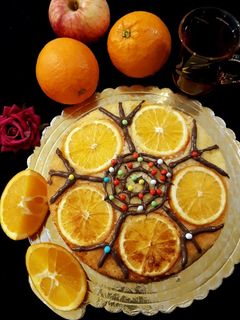 عکسی از دستور کیک برگردان پرتقال