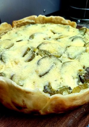 Una foto de Tarta de zapallitos. Estas apurado/a. Hacelo simple y rico
