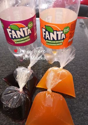 A picture of Fanta ice pops.