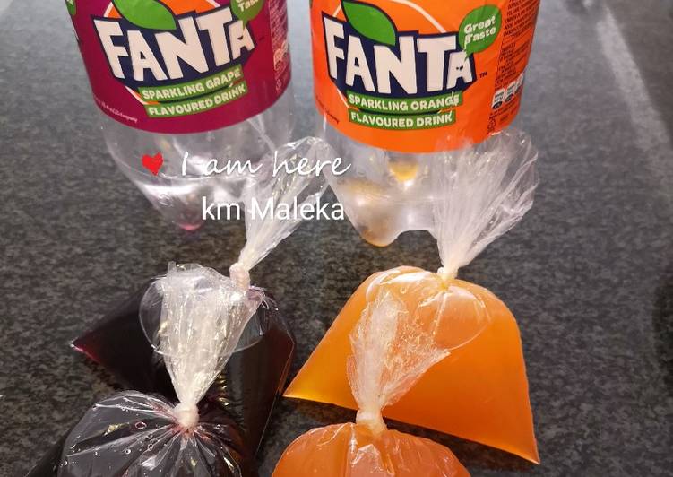 Fanta ice pops