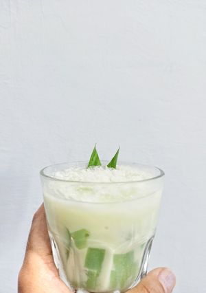 Foto resep Buko Pandan Tanpa Susu Evaporasi