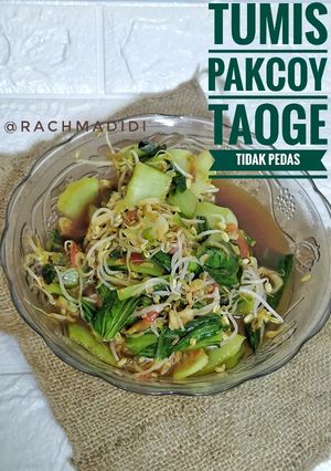 Foto resep Tumis Pakcoy Taoge Tidak Pedas