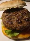 Pork and beef cheese burger alla Fluffy