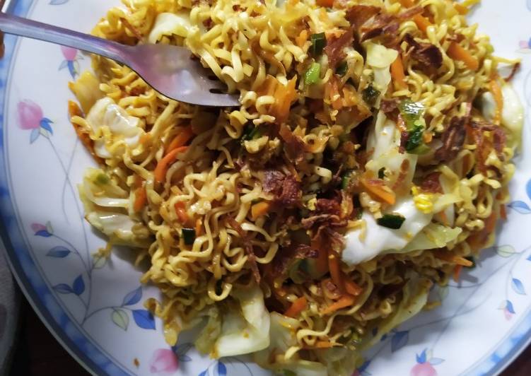 Resep Mie Jawa ala bunda azka yang merasakan kenyamanan