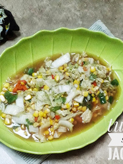 Foto resep Tumis sawi jagung
