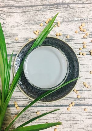 Hình của món Sữa Đậu Nành Mè Đen.