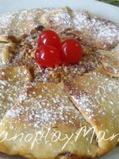 Una foto de Tarta de pera en gme, f y g y tradicional