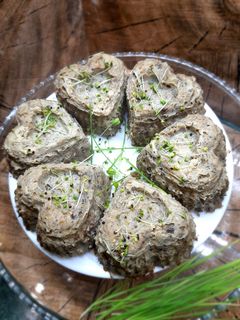 Фото ПП. Маффины с курицей и шампиньонами.
