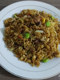 Foto resep Nasi goreng Seafood 🦐🦑& Petai