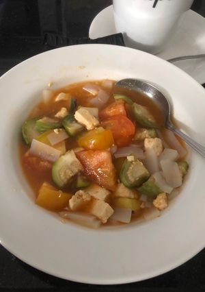 Foto resep Konnyaku = kuwetiau saus Tiram