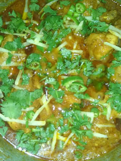 A picture of Chicken Karhai (easy & fast).