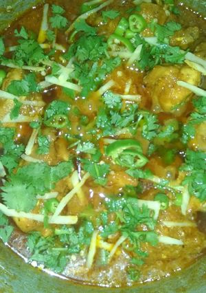 A picture of Chicken Karhai (easy & fast).