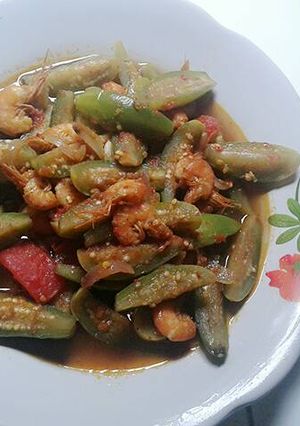 Foto resep Terong Ijo Tumis Udang