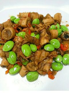 Foto resep Oseng Cumi Asin Pete