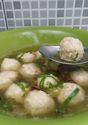 Foto resep Bakso ayam tanpa tepung