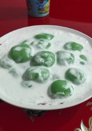 Foto resep Kue klepon manis asin santan