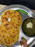 Makke di Roti with Sarson da Saag