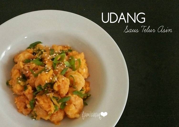 Cara Memasak Udang Saus Telur Asin yang Enak