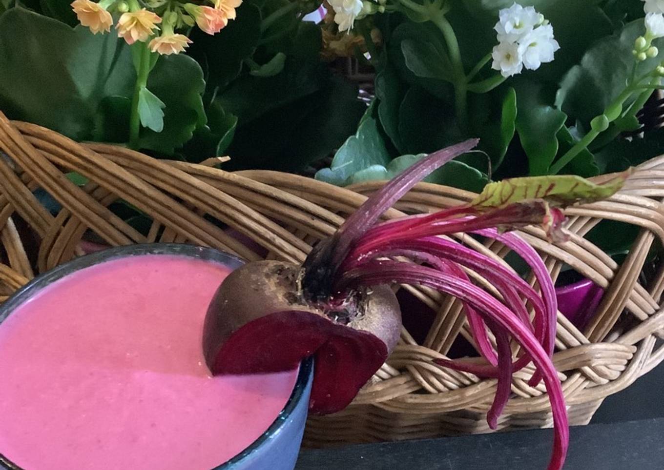 Smoothie betteraves 🍎en 🐞habits 🌻d’été 🥑🍹