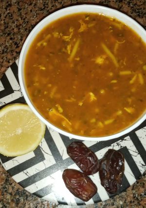 صورة لوصفة الحريرة المغربي