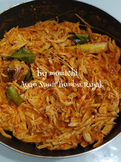 Foto resep Ayam Suwir Bumbu Rujak