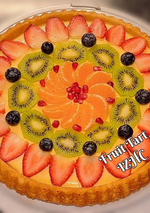 A picture of 🍰🍓🥝🍊🍇Obsttorte German Fruit Flan/Tart🍰🍓🥝🍊🍇.