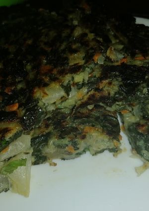 Una foto de Tortilla de acelga