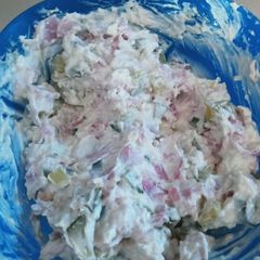 A picture of Dill Pickle Ham Dip.