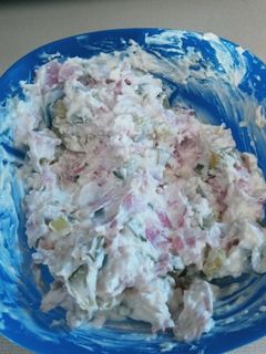 A picture of Dill Pickle Ham Dip.
