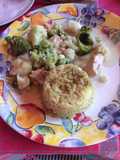 Pollo Thai con arroz al curry