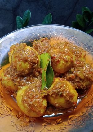 Foto resep Telur bumbu kemiri