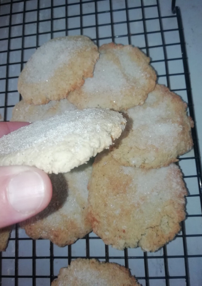 Una foto de Galletitas de coco y avena