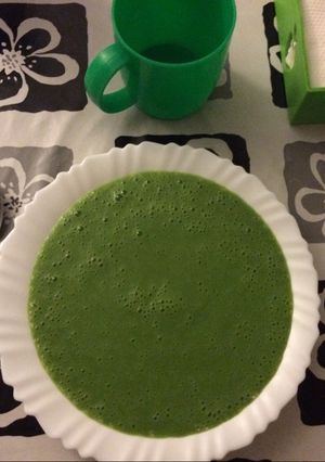 Foto principal de Puré verde de espinacas