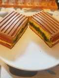 Large Japanese-Style Pancake with a Sandwich Maker
