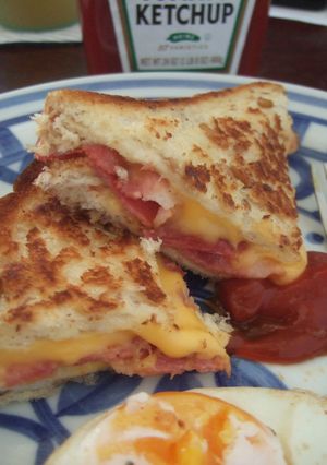 A picture of Bacon Grilled Cheese Sandwich.